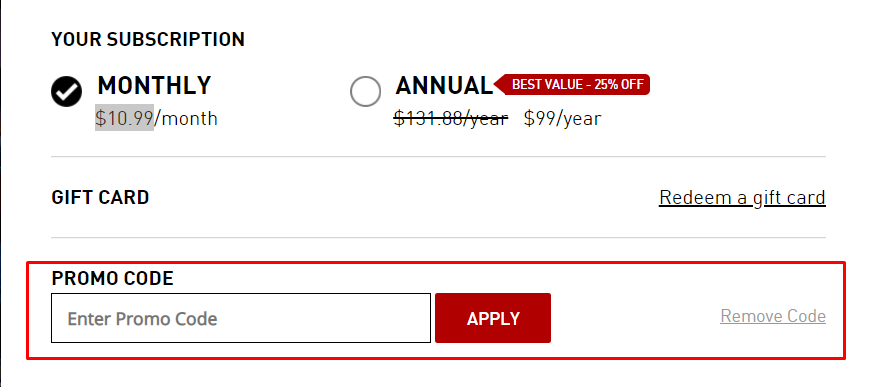 How do I use my Showtime discount code?