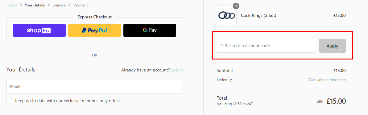 How do I use my Kandid discount code?
