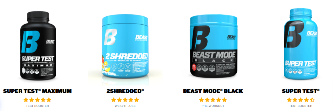 beast sports nutrition products