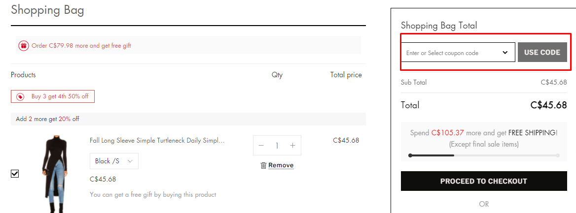 How do I use my StyleWe coupon code?
