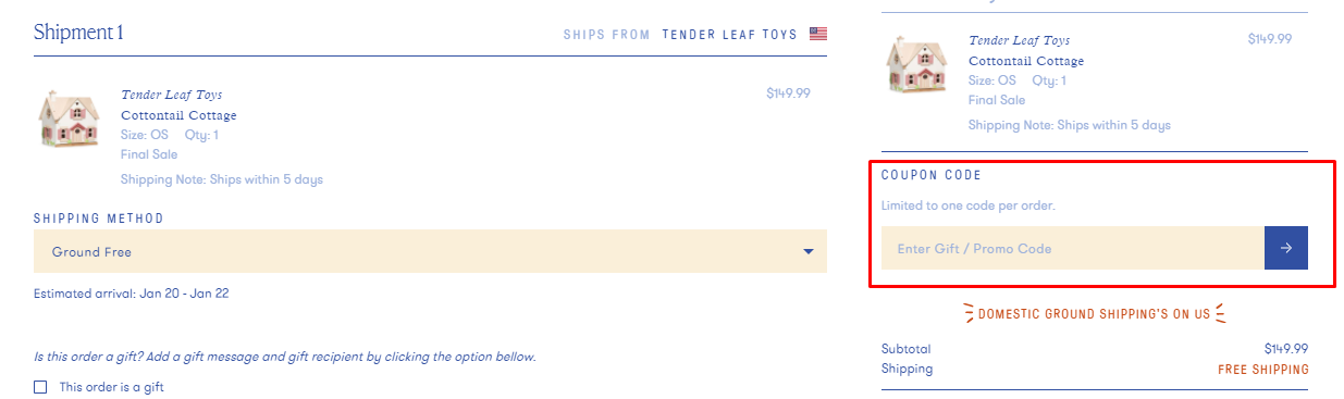 How do I use my Maisonette coupon code?