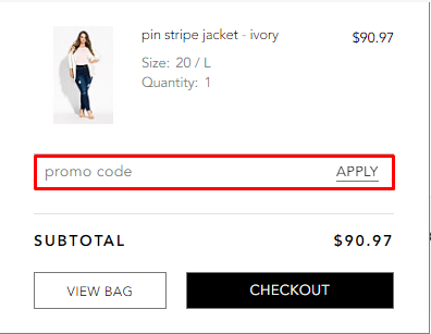 How do I use my promo code