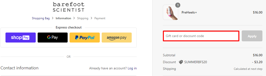 Barefoot Scientist Discount Code