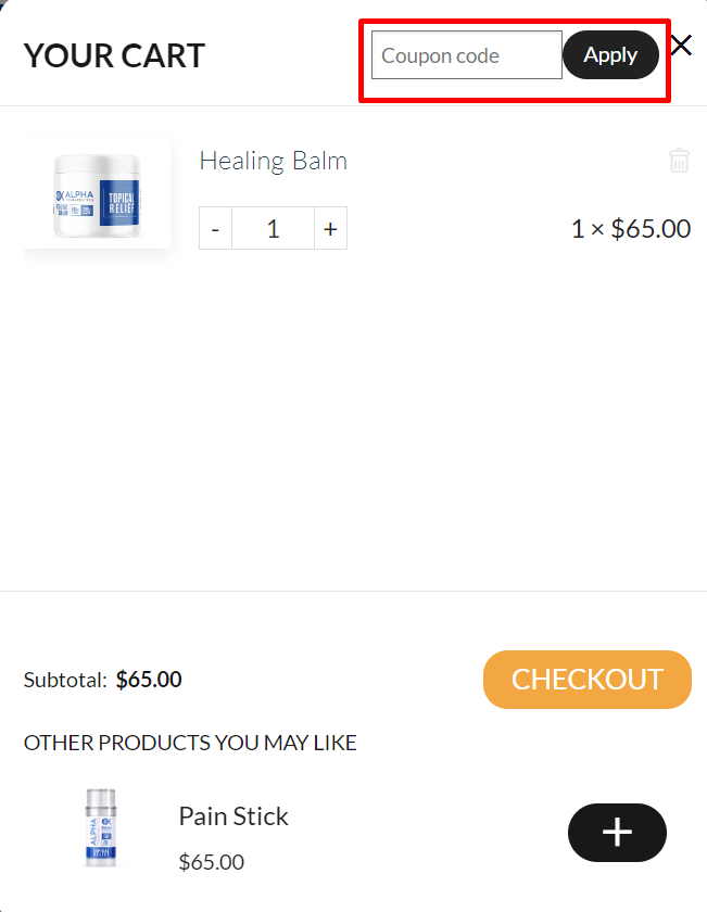 How do I use my Alpha Therapeutics coupon code?