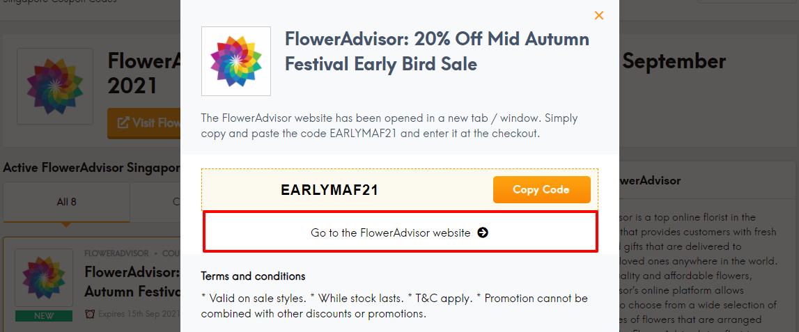 Flower advisor coup sg