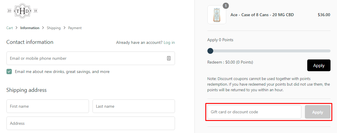 How do I use my The Hemp Division discount code?
