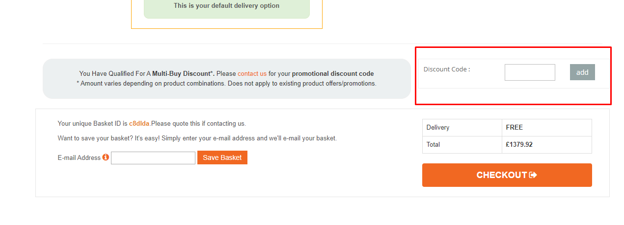 How do I use my Glotech discount code?