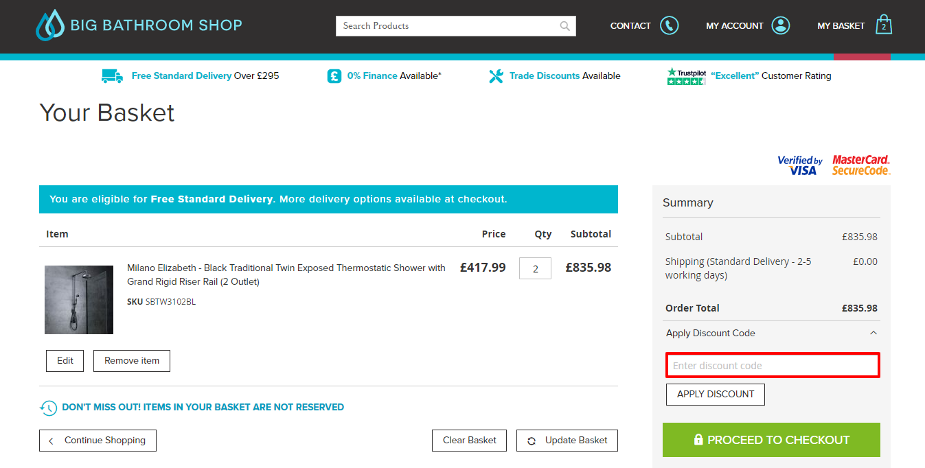 Big Bathroom Shop Discount Codes 2023 Active Voucher Codes & Deals