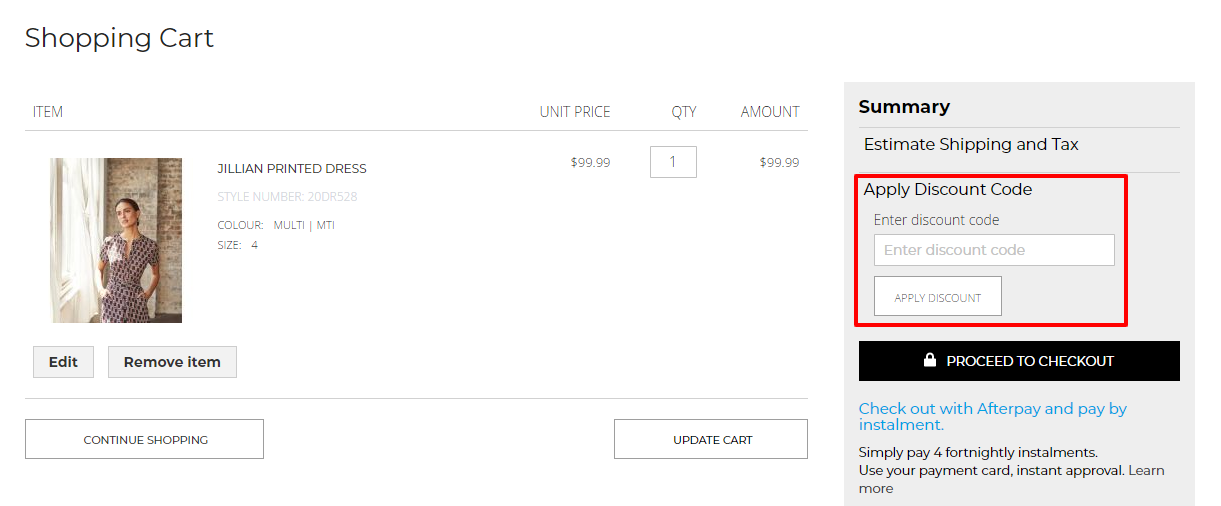 How do I use my Forcast discount code?