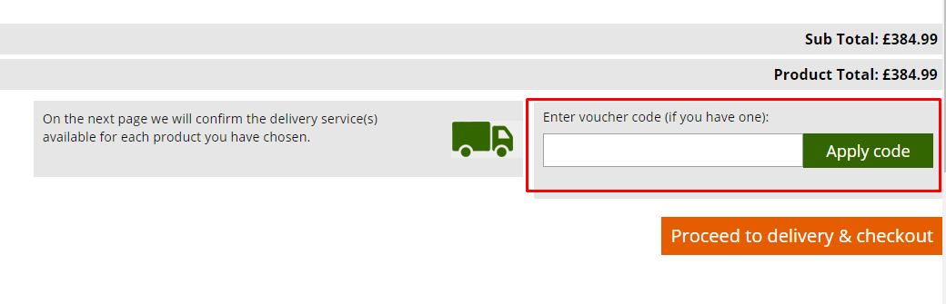 How do I use my One Garden coupon code?