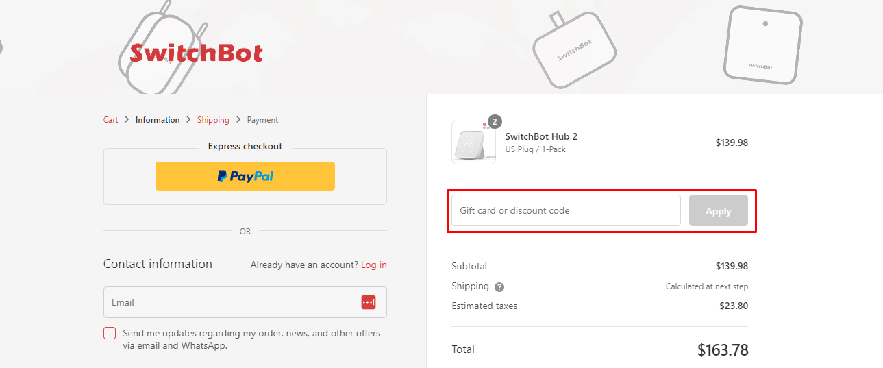 Image: How do I use my SwitchBot discount code? How do I use my SwitchBot discount code?