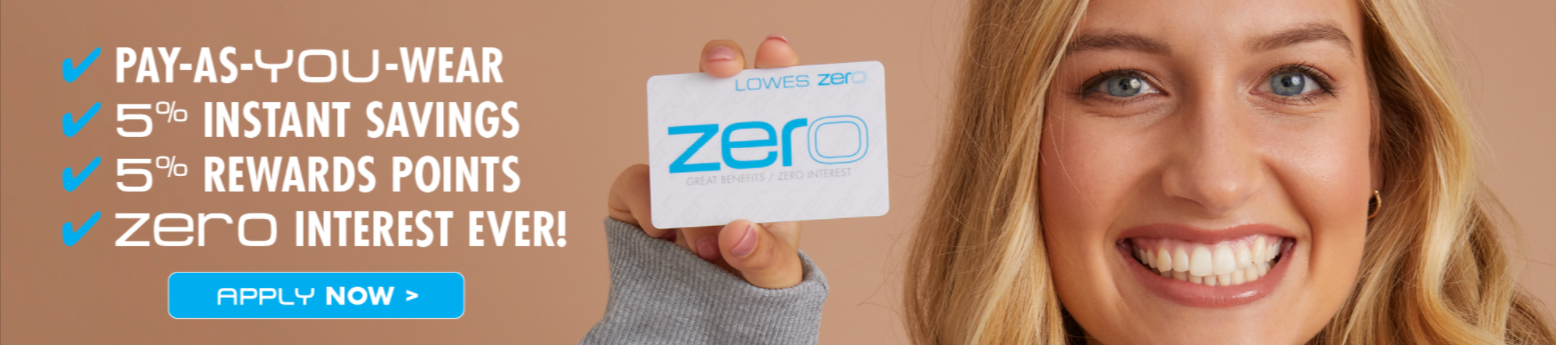 Zero Card- Lowes