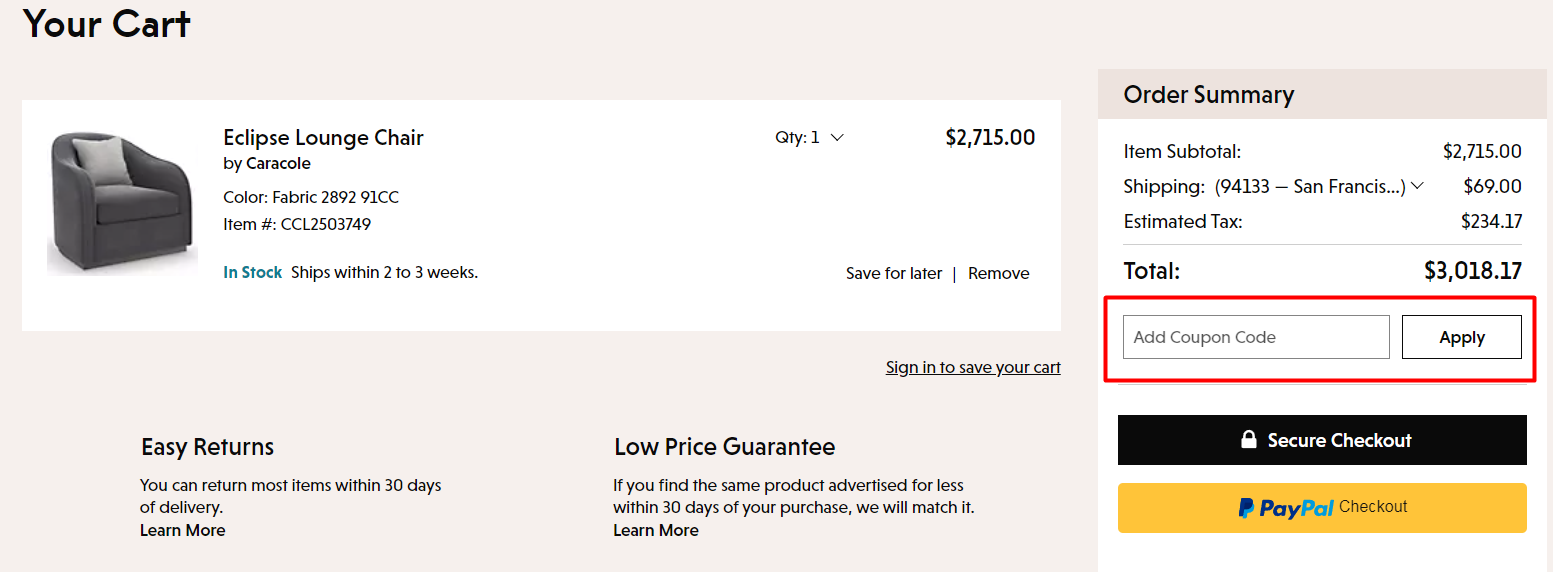 How do I use my Lumens coupon code?