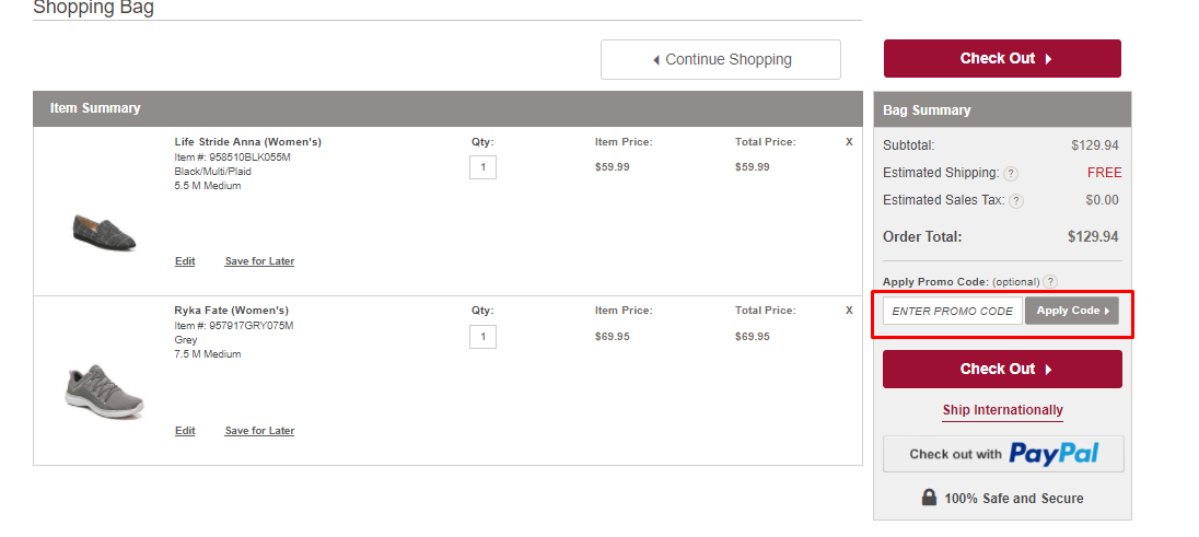 How do I use my Shoemall promo code?