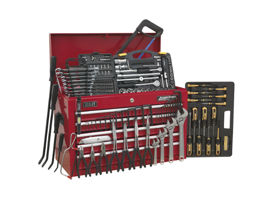 Black Friday Storage: The Sealey American Pro Tool Kit in red