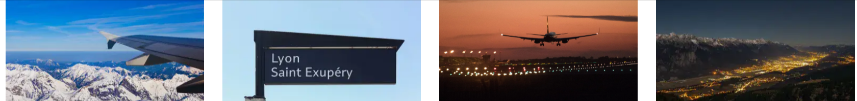different airports where Alps2Alps begins their services in the UK