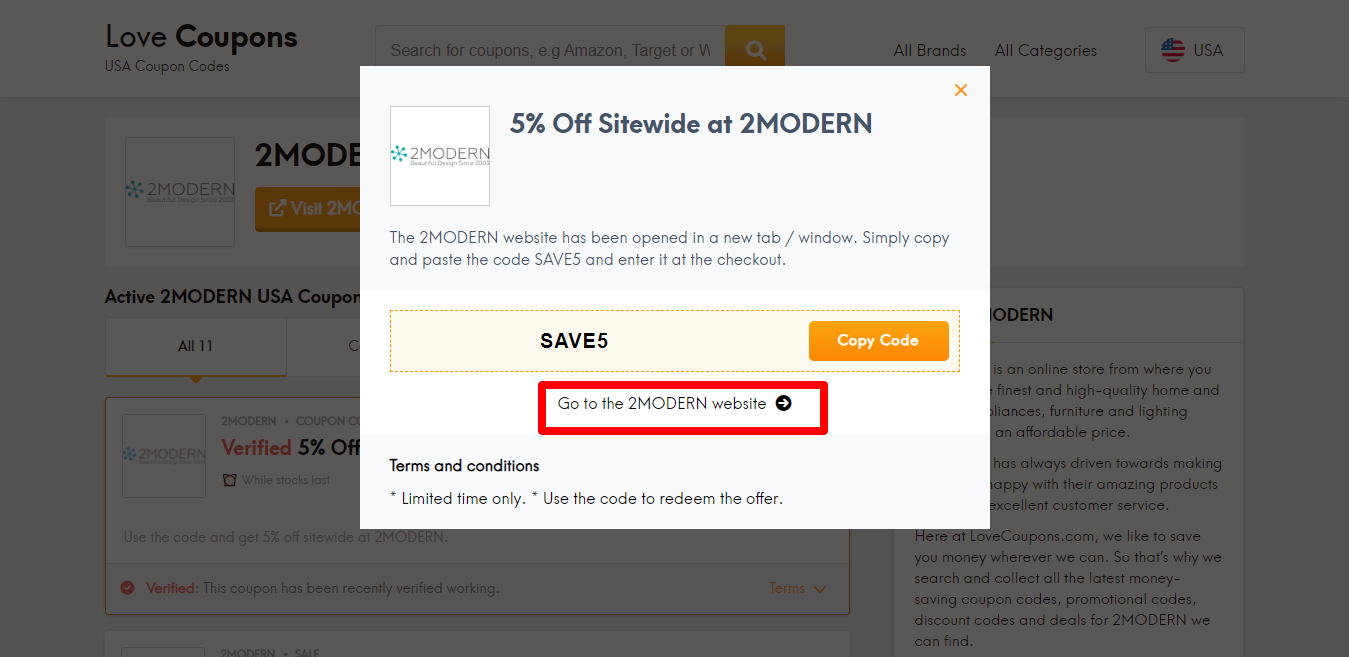 2MODERN website