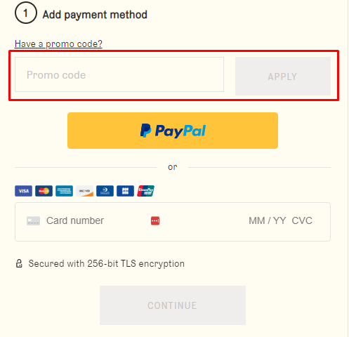 How do I use my Agency promo Code?