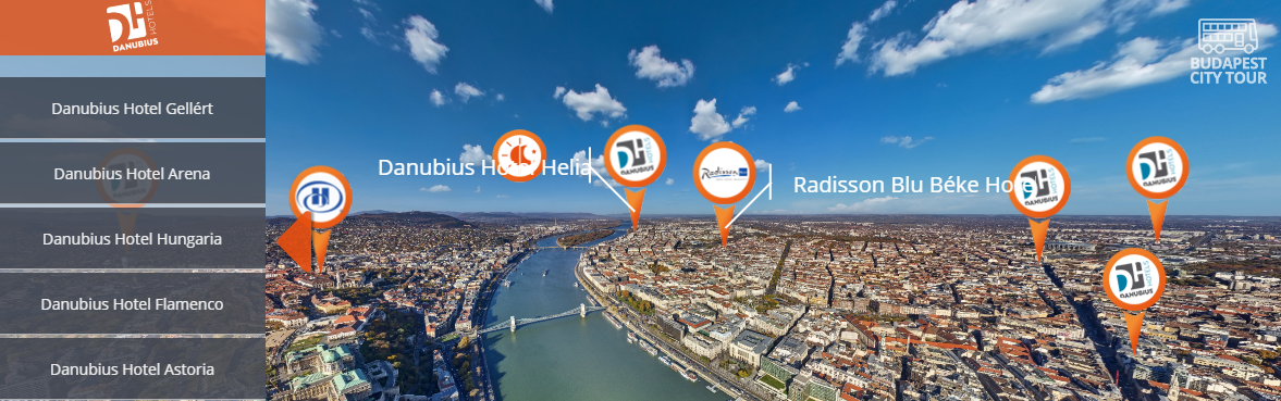 About Danubius Hotels Homepage