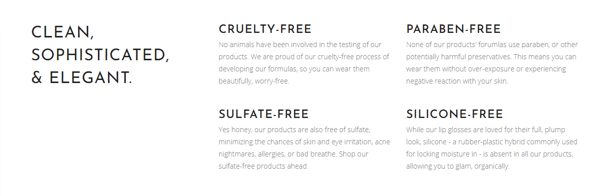 3 Graces Beauty Ingredients