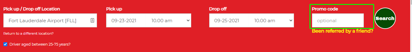 How do I use my Easirent promo code?