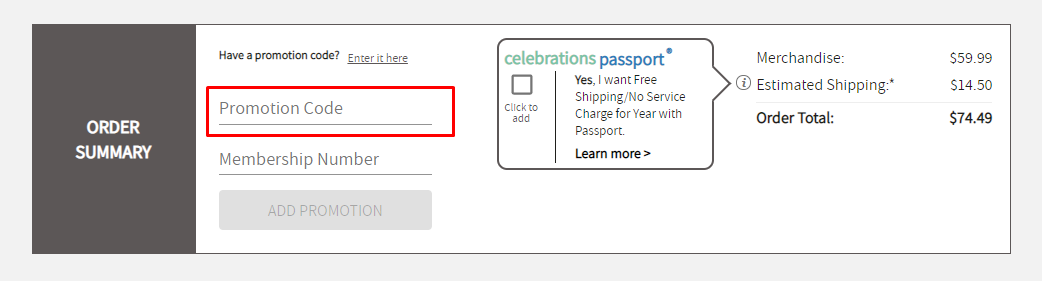 How do I use my Wolferman's Promotion code?