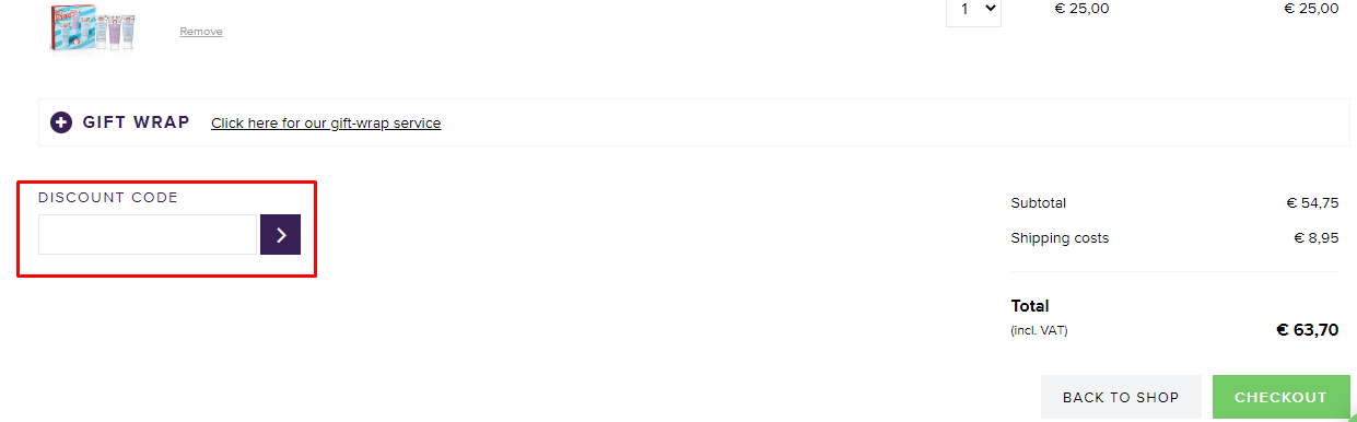 How do I use my Cosmania discount code?