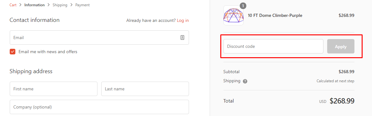 How do I use my Zupapa discount code?