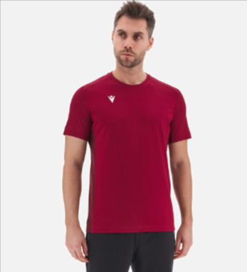 maglia rossa da uomo da rugby da acquistare online con dei codici sconto Macron