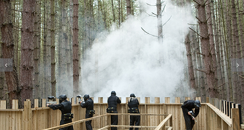 image showing a few players taking part in a Countrywide Paintball game