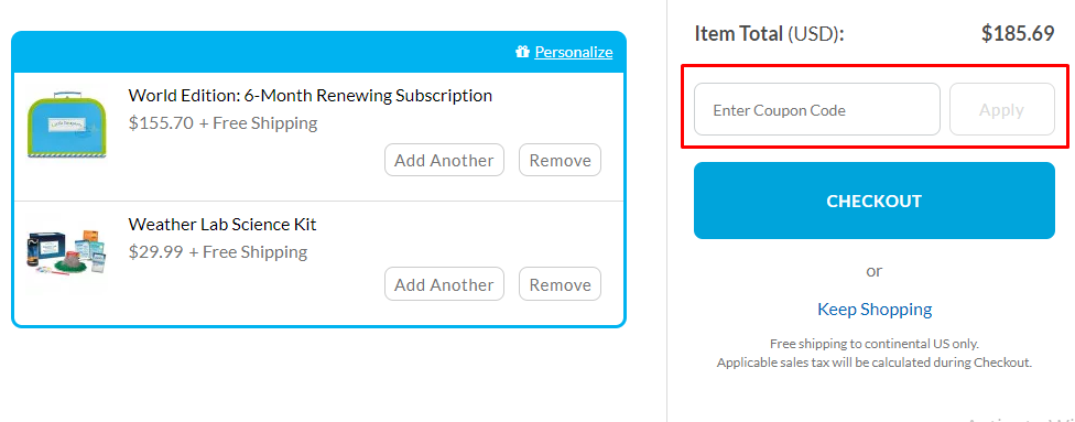 How do I use my Little Passports coupon code?