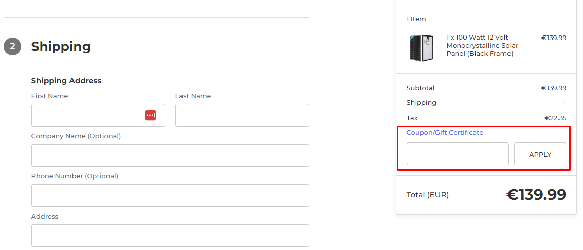 Renogy discount code which can be used when shopping on Renogy’s online store