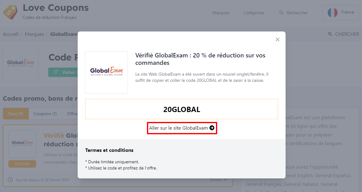 Code promo