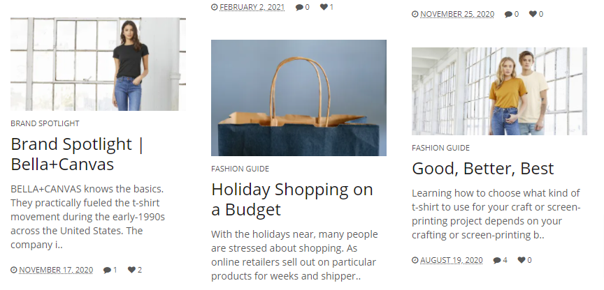 Clothing Shop Online Blog