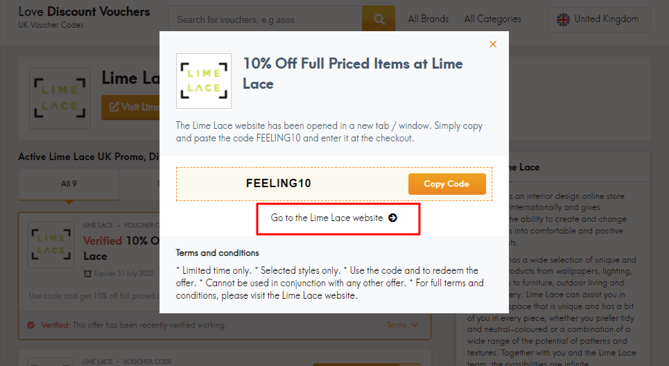 LimeLace Checkout
