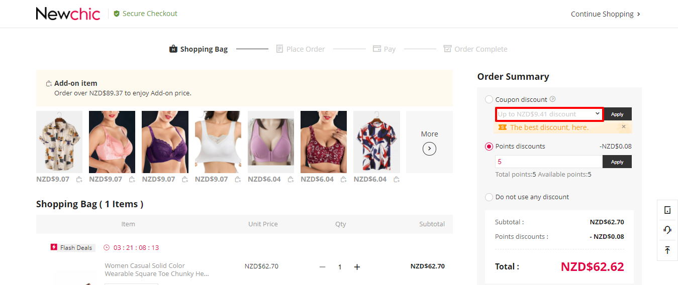 Newchic disc nz