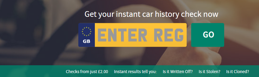 About Instant Car Check Homepage