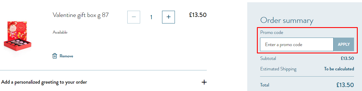 How do I use my Venchi promo code?