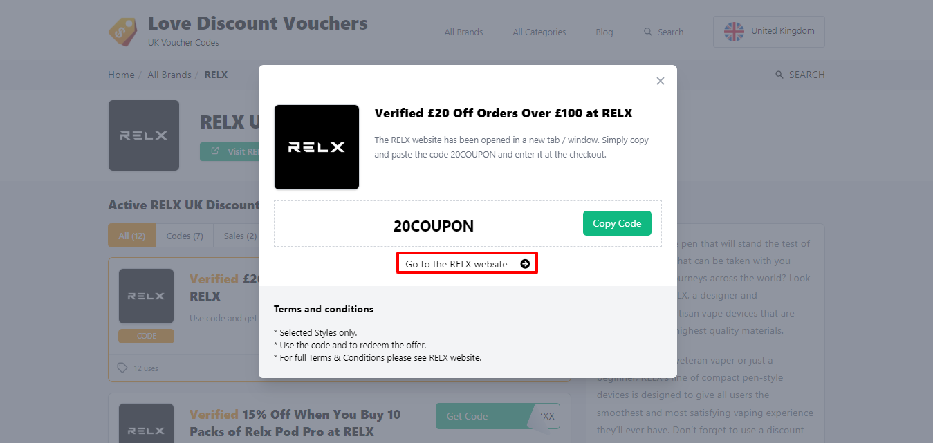 RELX Discount: Free Essential 2 with £75+ Spend