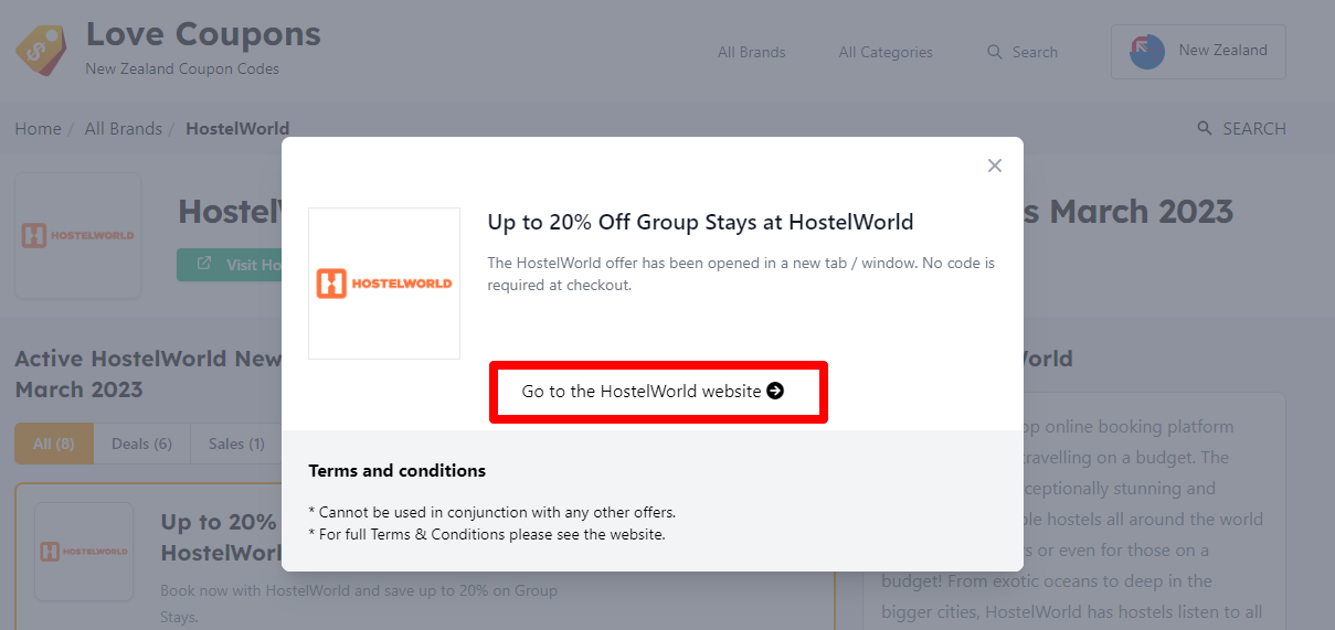 HostelWorld Promo Codes April 2024