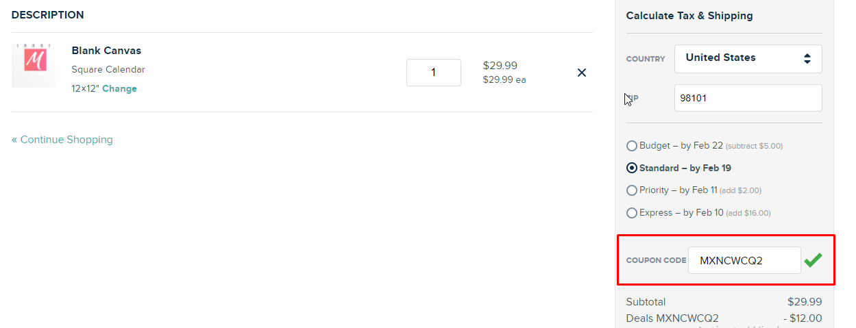 How do I use my Mixbook coupon code?