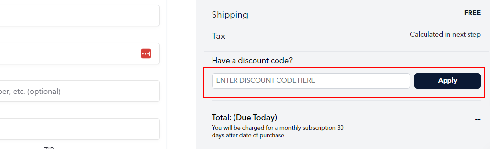 How do I use my Silver Tree discount code?