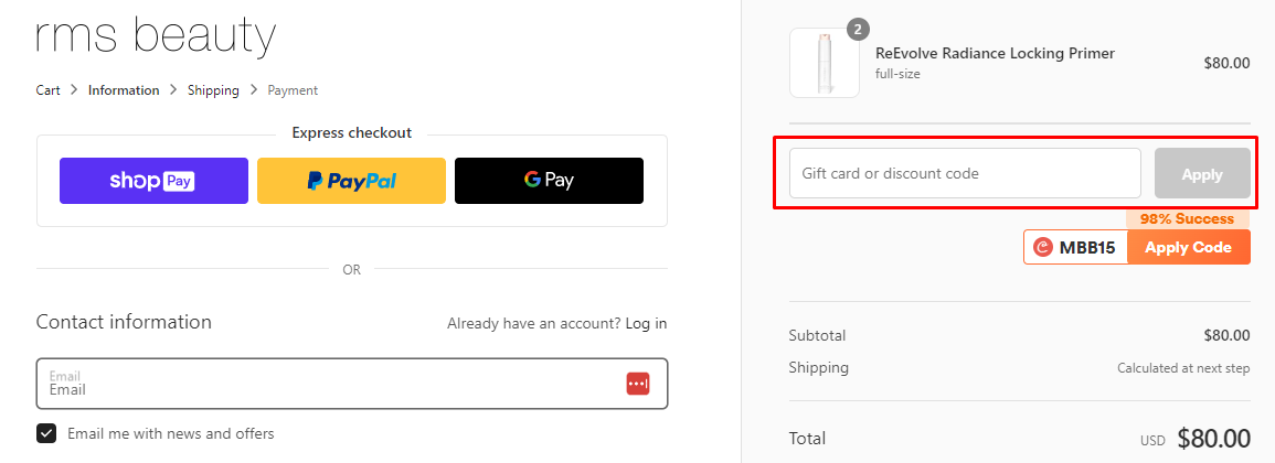 Verified 15 Off RMS Beauty Coupon And Promo Codes June 2023