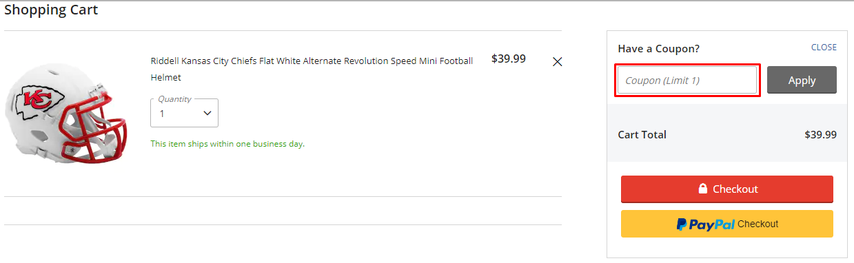 How do I use my Steiner Sports coupon code?