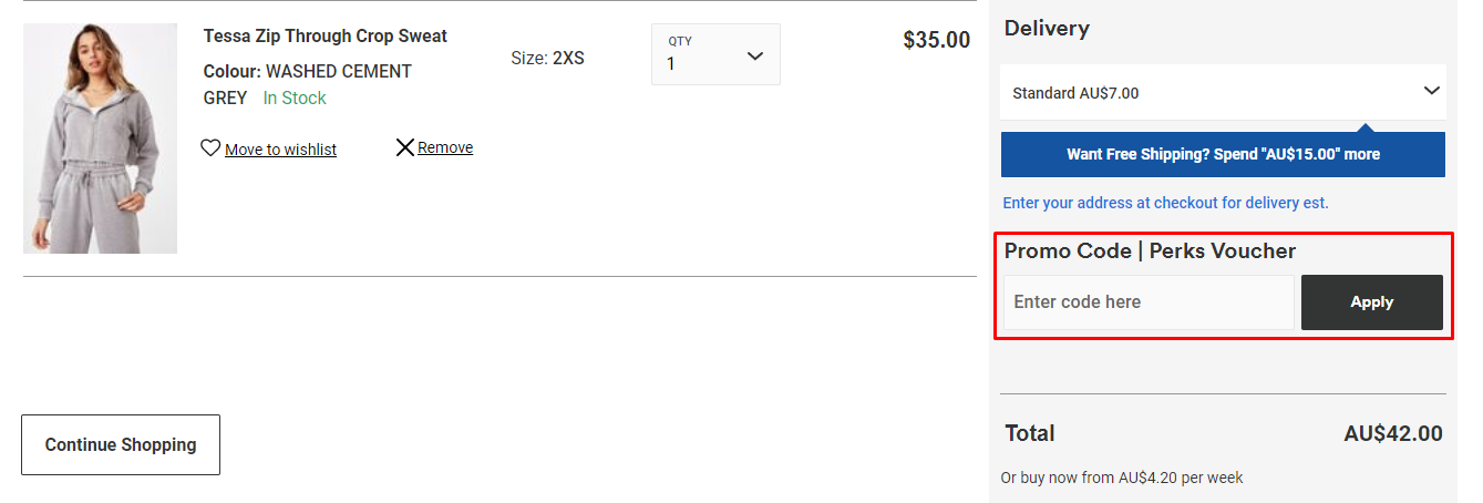 How do I use my Supre promo code?