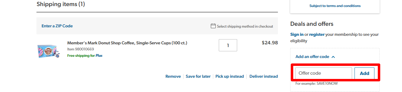 How Do I Use My Offer Code