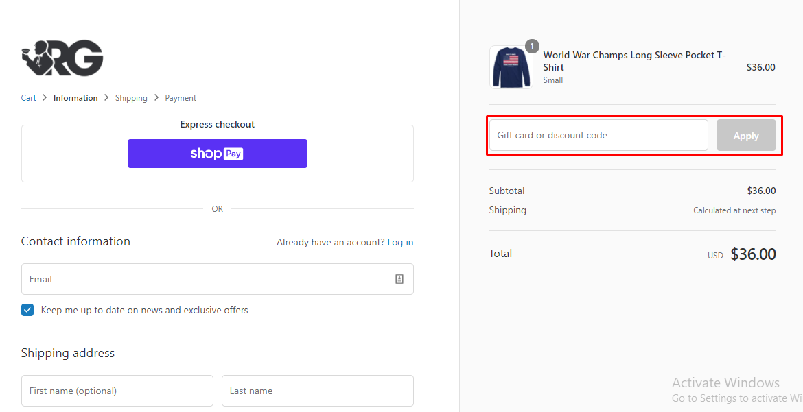 How do I use my Rowdy Gentleman discount code?