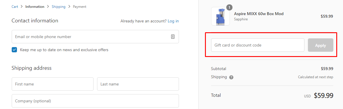How do I use my VPRO discount code?