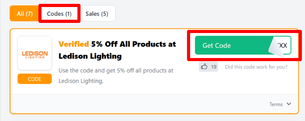 verified Ledison Lighting lights voucher code from Love Discount Vouchers