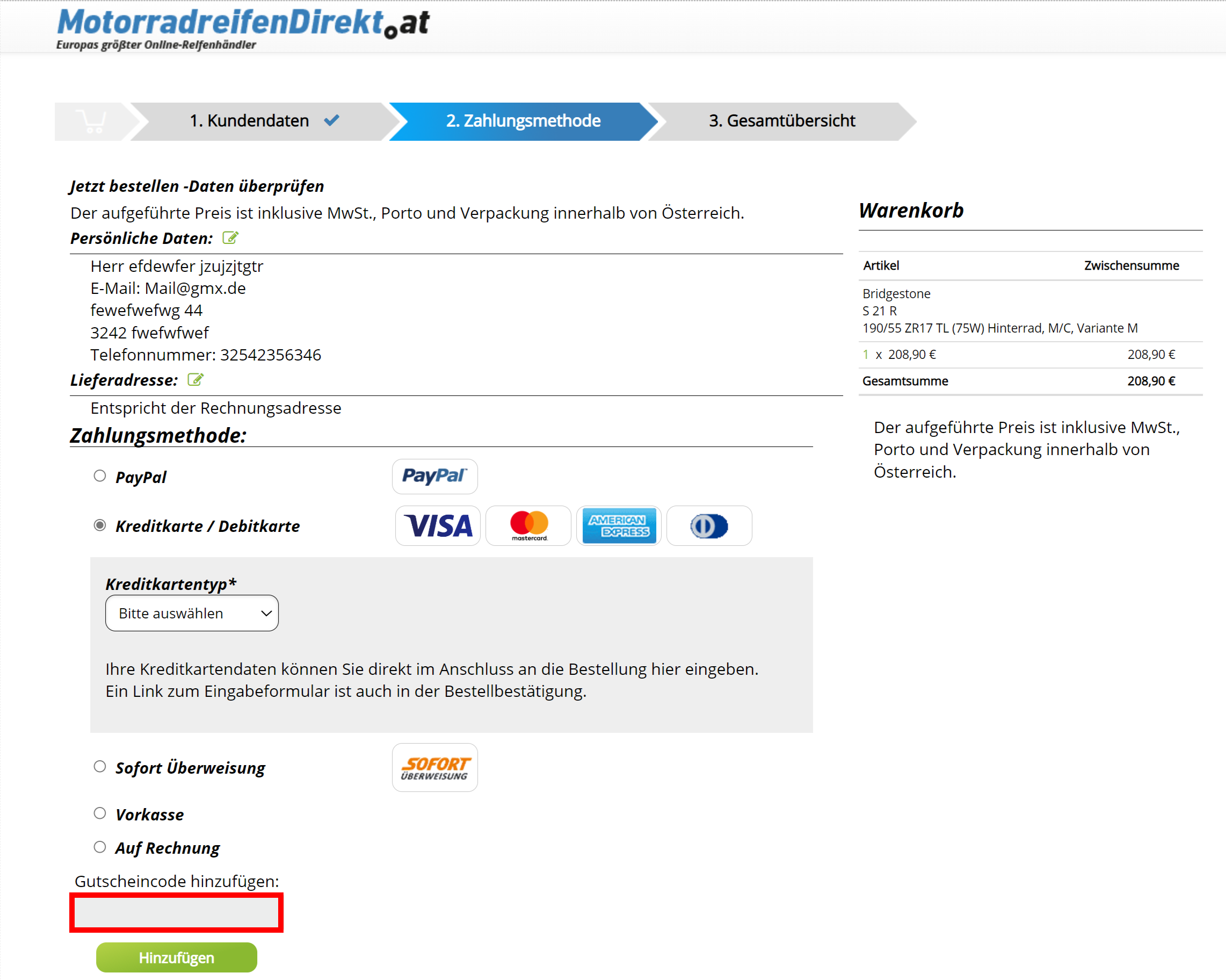 MotoDirektATcheckout